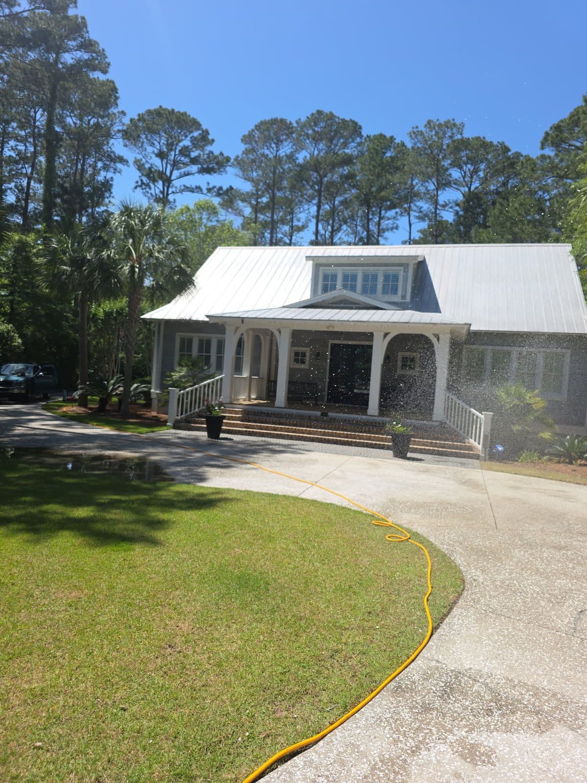 Pristine Roof and Driveway Cleaning in Summerville
